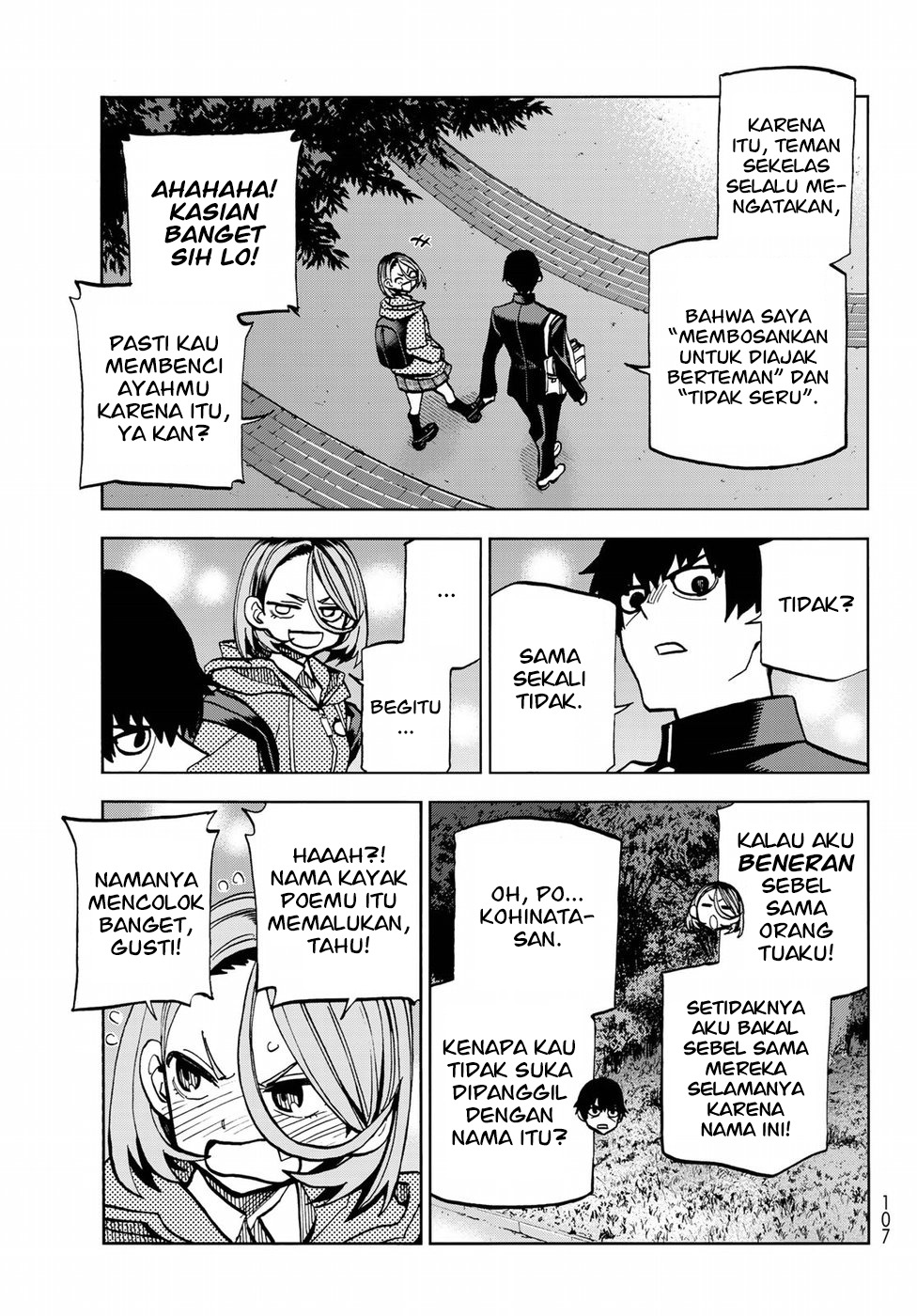 The Story Between a Dumb Prefect and a High School Girl with an Inappropriate Skirt Length Chapter 02 Gambar 12